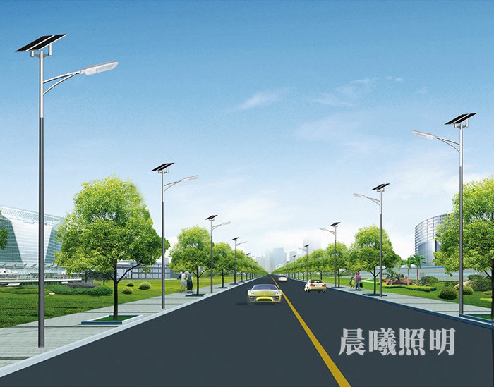 鄉(xiāng)鎮(zhèn)道路9米太陽(yáng)能路燈